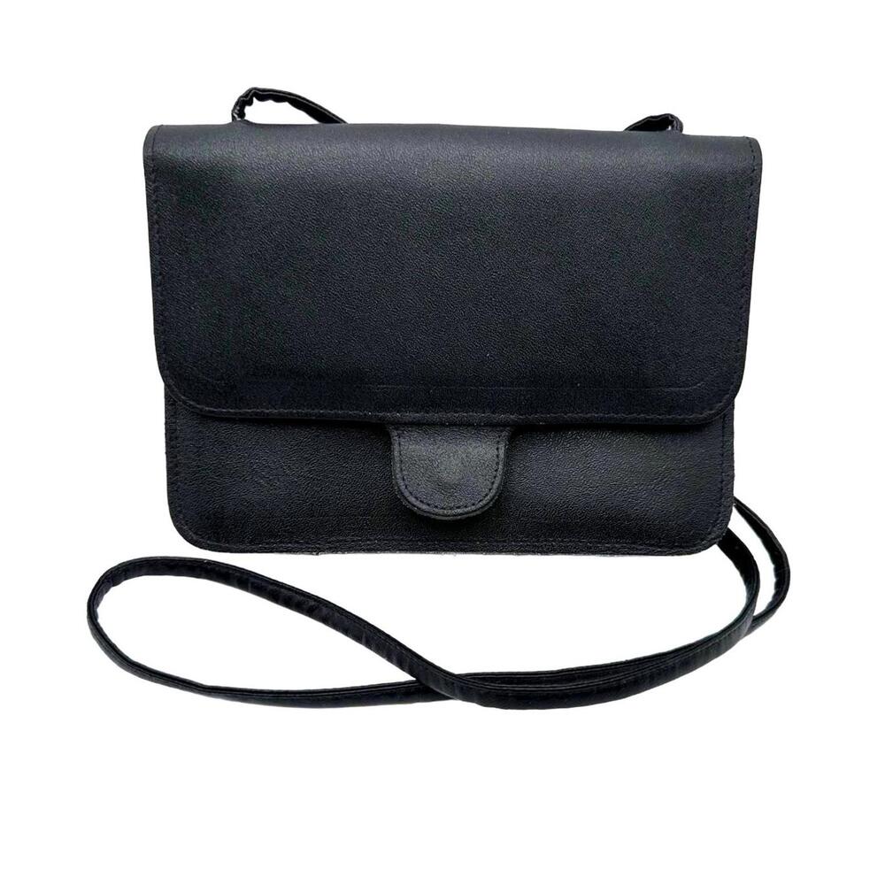 Mundi Leather Bag Crossbody Stylish Black